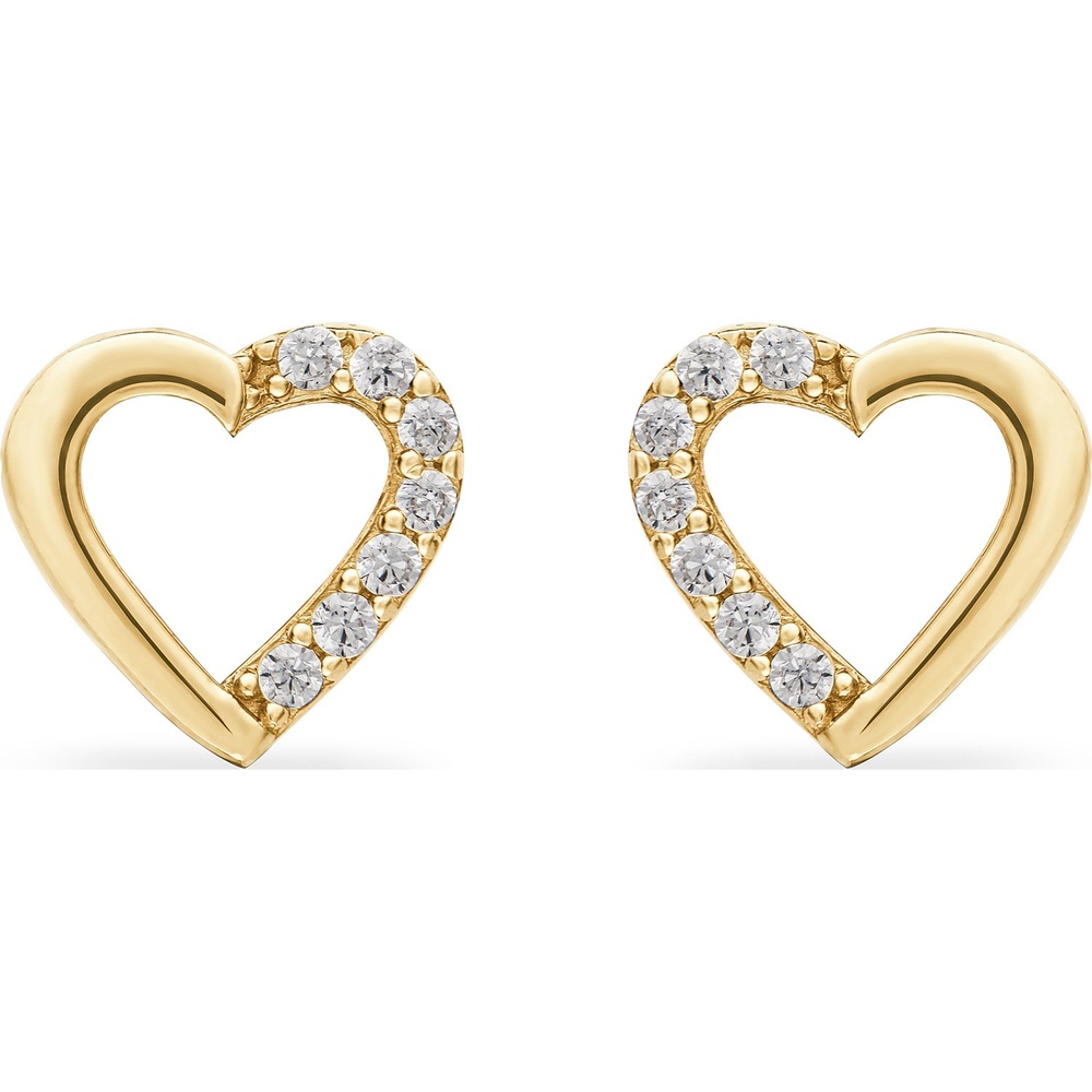 FAVS Boucles d'oreilles à fermoir à poussette 585 Or jaune Boucles d'oreilles