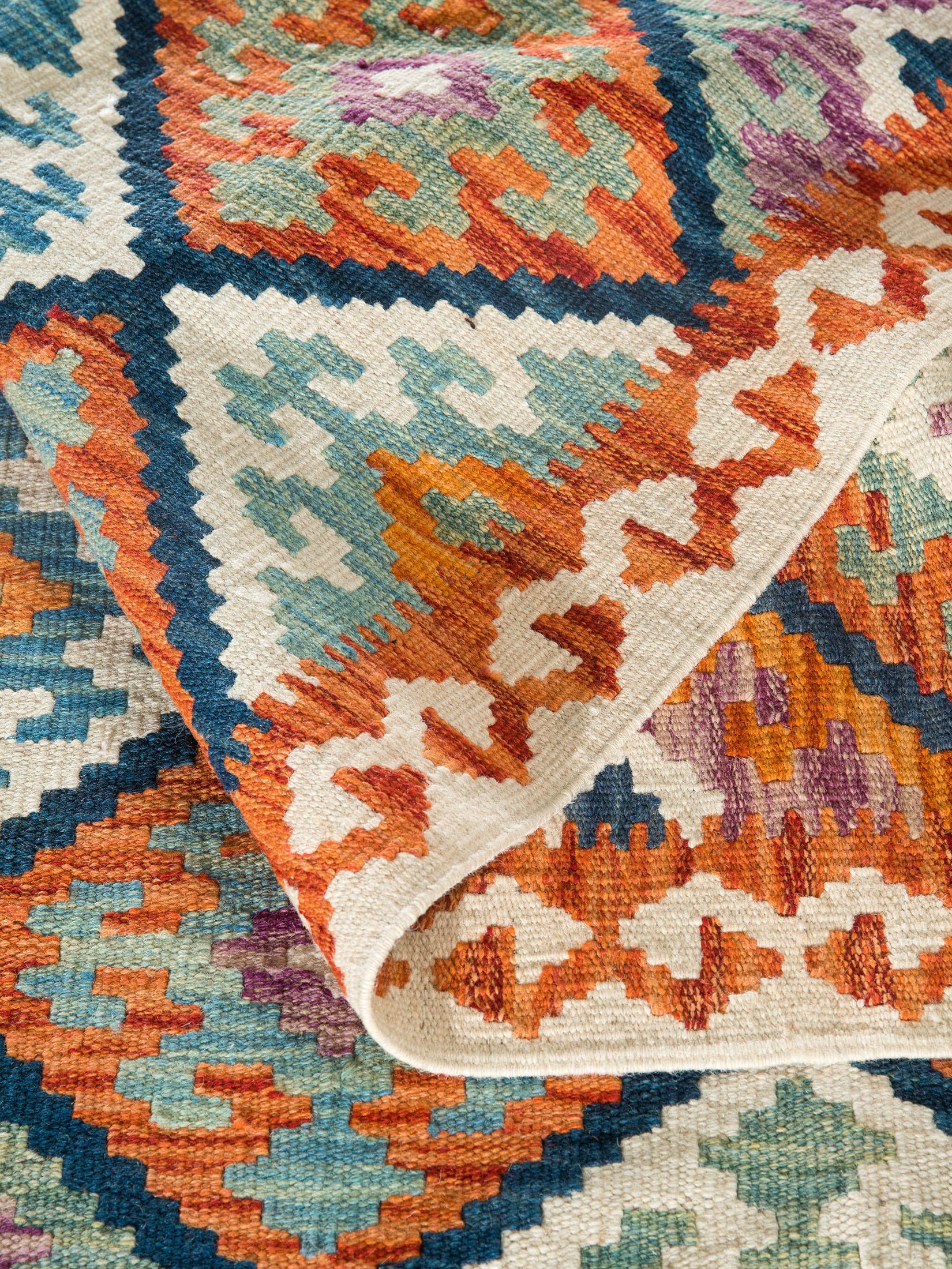 Afghan Kelim ca. 81 x 202 cm, Unikat / Einzelstück