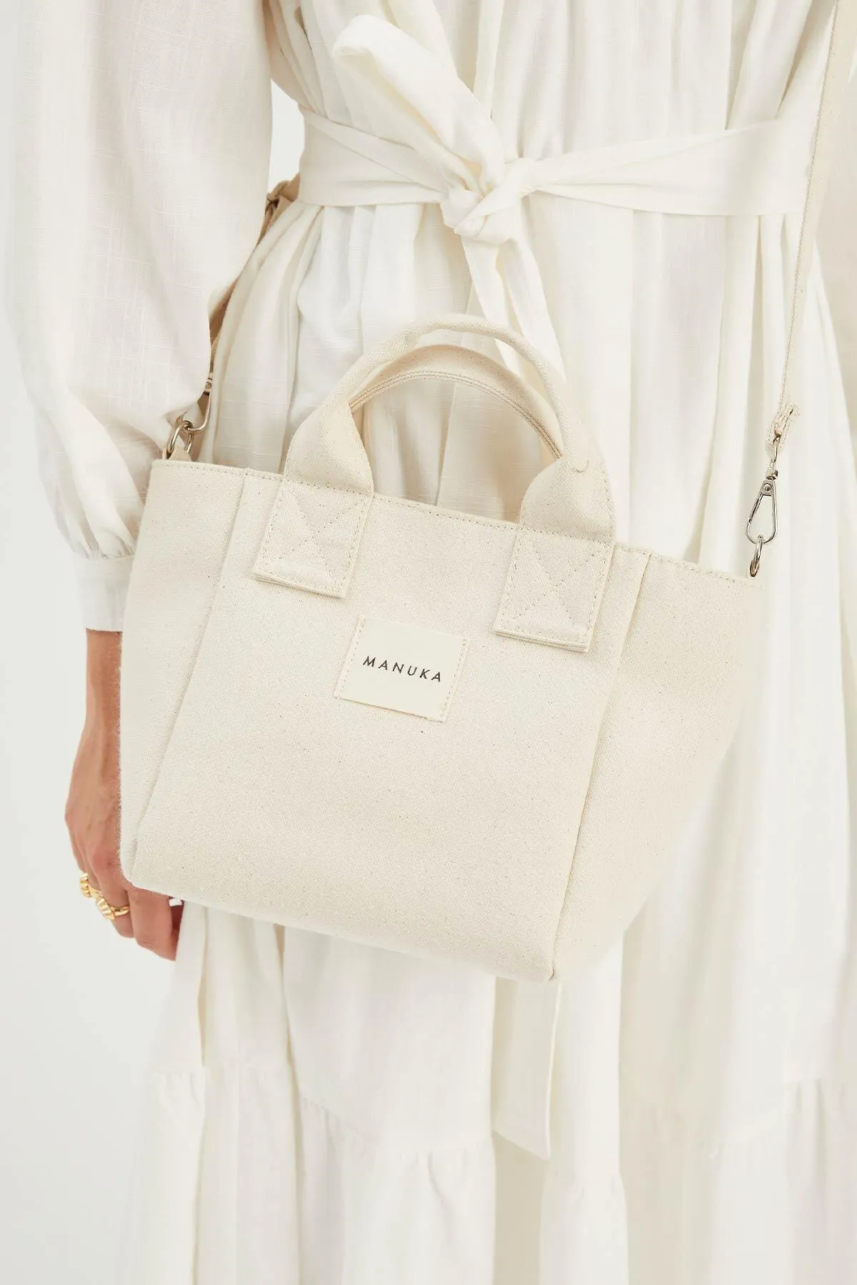 Manuka  Mini-Canvas-Tasche Natur