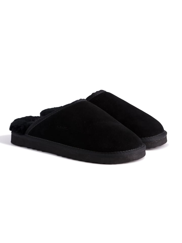 Aus Wooli Slipper Manly in Black günstig kaufen