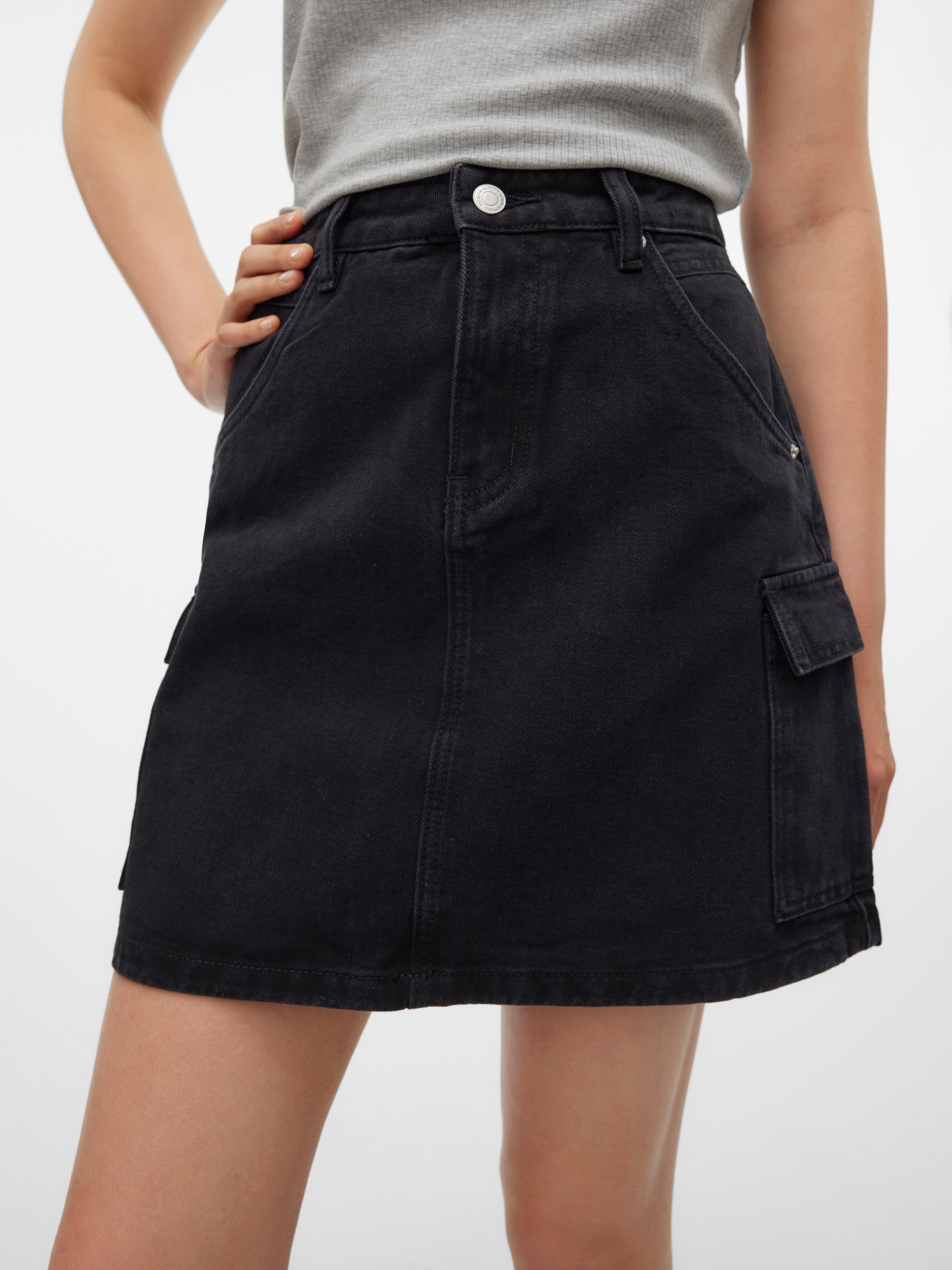 VMOAKLEY Hohe Taille Kurzer Rock