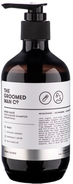 The Groomed Man Co. Musk Have Hair & Beard Shampoo Bartshampoo