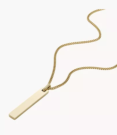 Fossil Kette Drew Edelstahl goldfarben