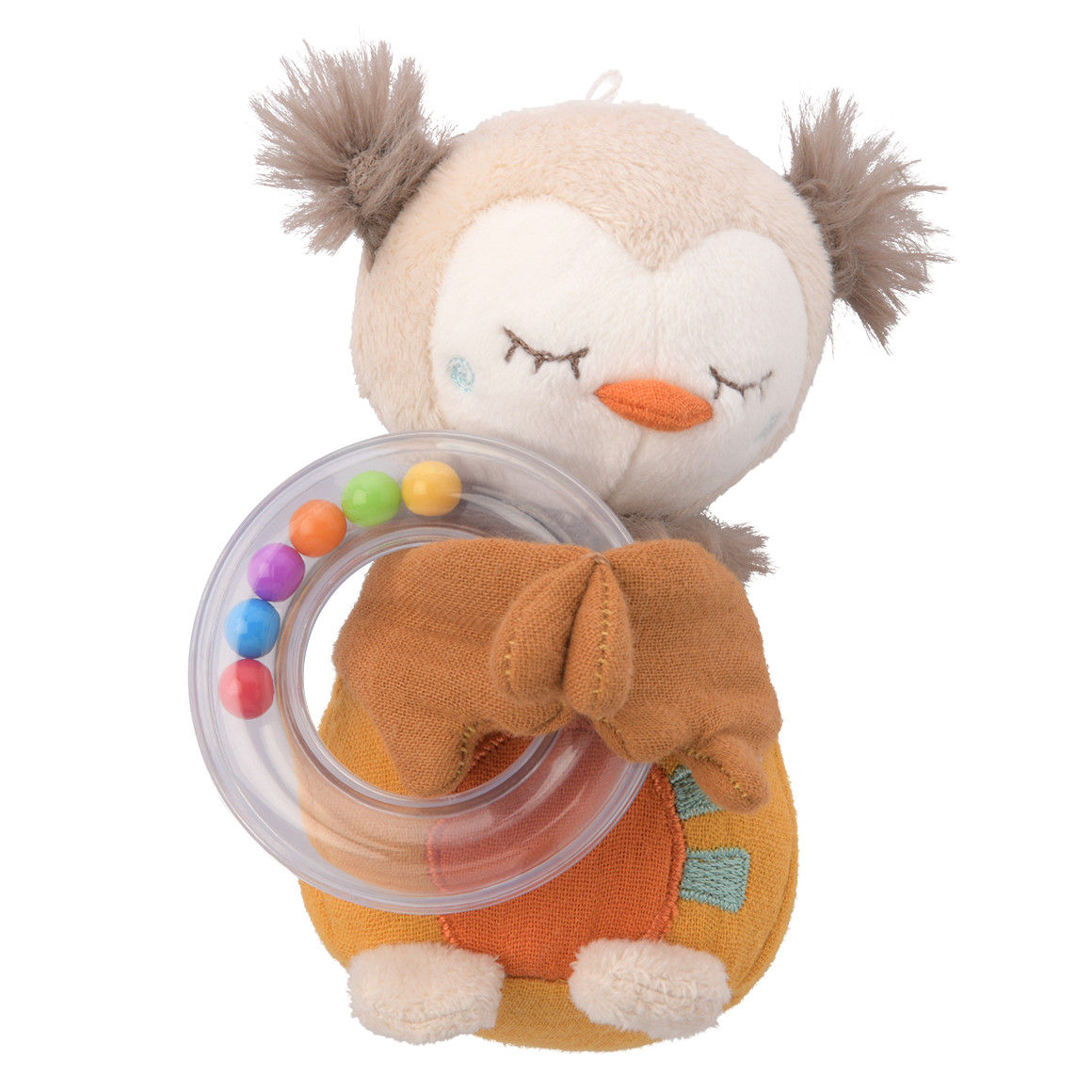 Baby Rassel-Greifling im Eulen-Design