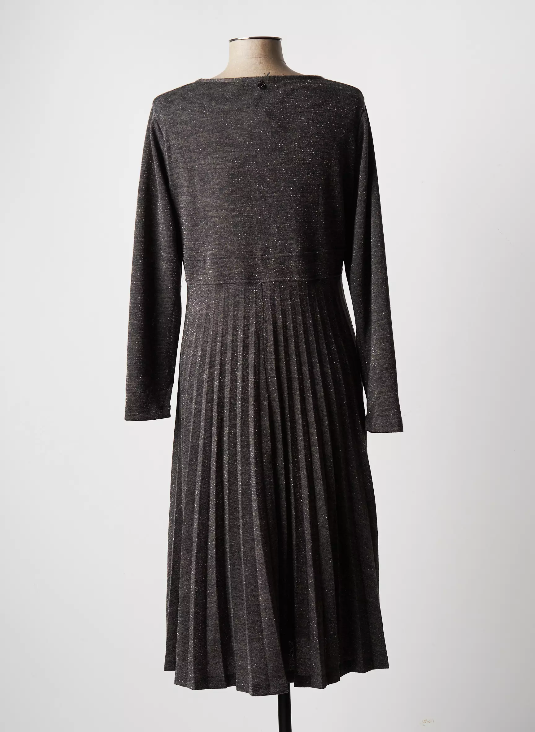 Maloka Robes Mi Longues Femme couleur gris