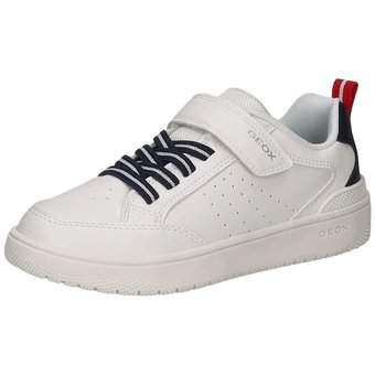 Geox J Washiba Boy Sneaker in weiß