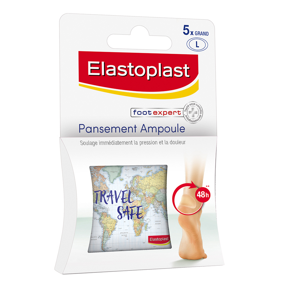 elastoplast Elastoplast Ampoule Grande taille - Boîte de 5 pansements Pansements pieds