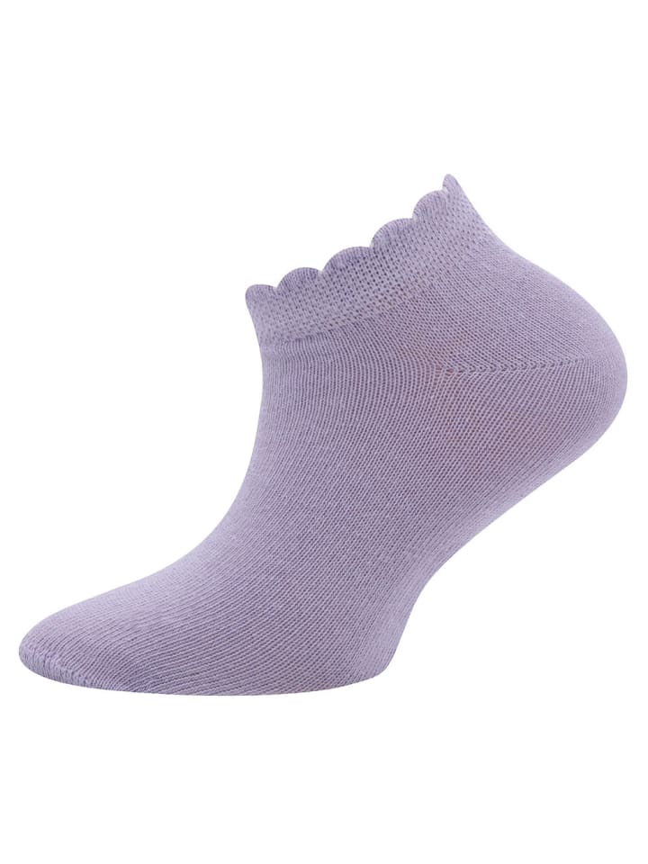 ewers 3er-Set Sneaker Socken 3er Pack Mäusezähnchenrand in pink/rosa/lupine günstig kaufen