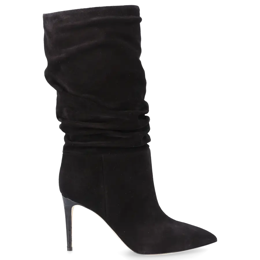 Paris Texas - Stiefel SLOUCHY 85 Veloursleder - schwarz
