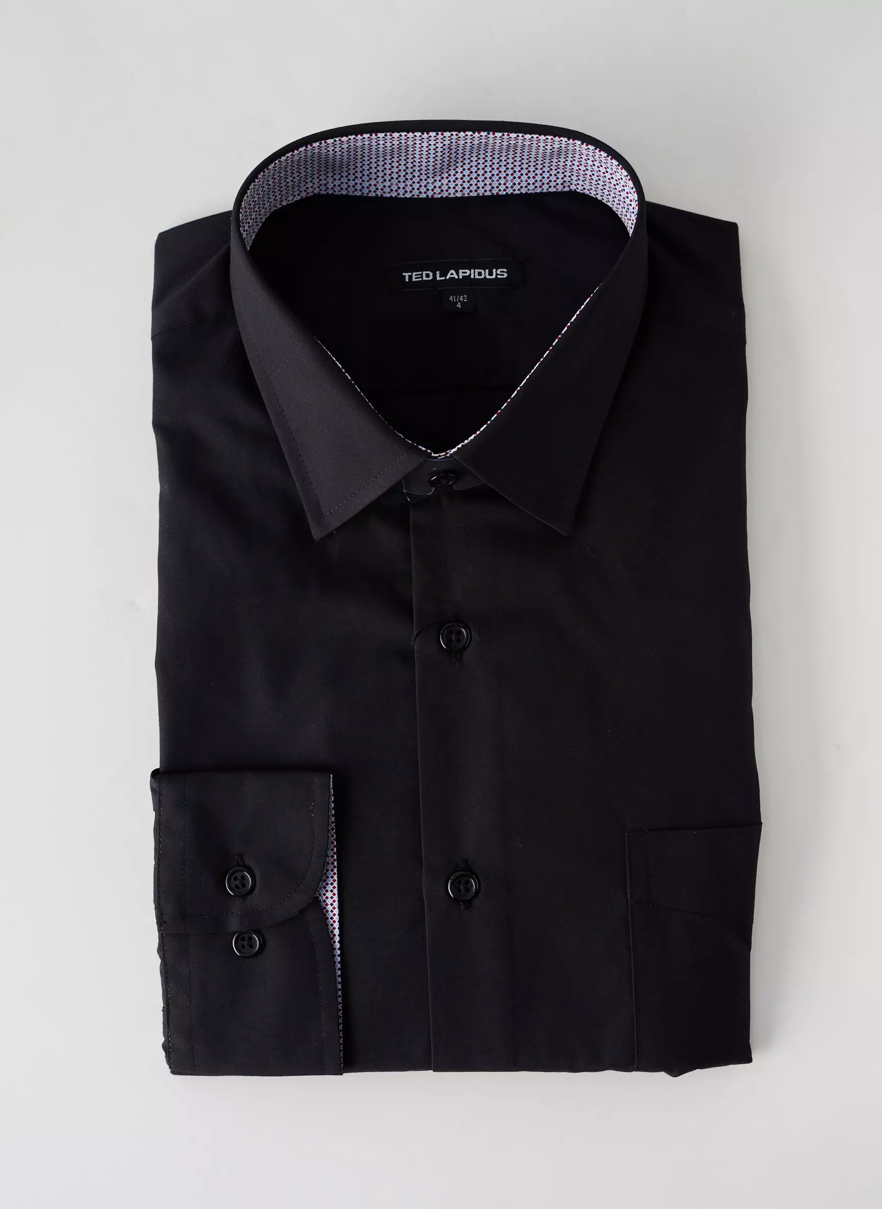Ted Lapidus Manches Longues Homme couleur noir