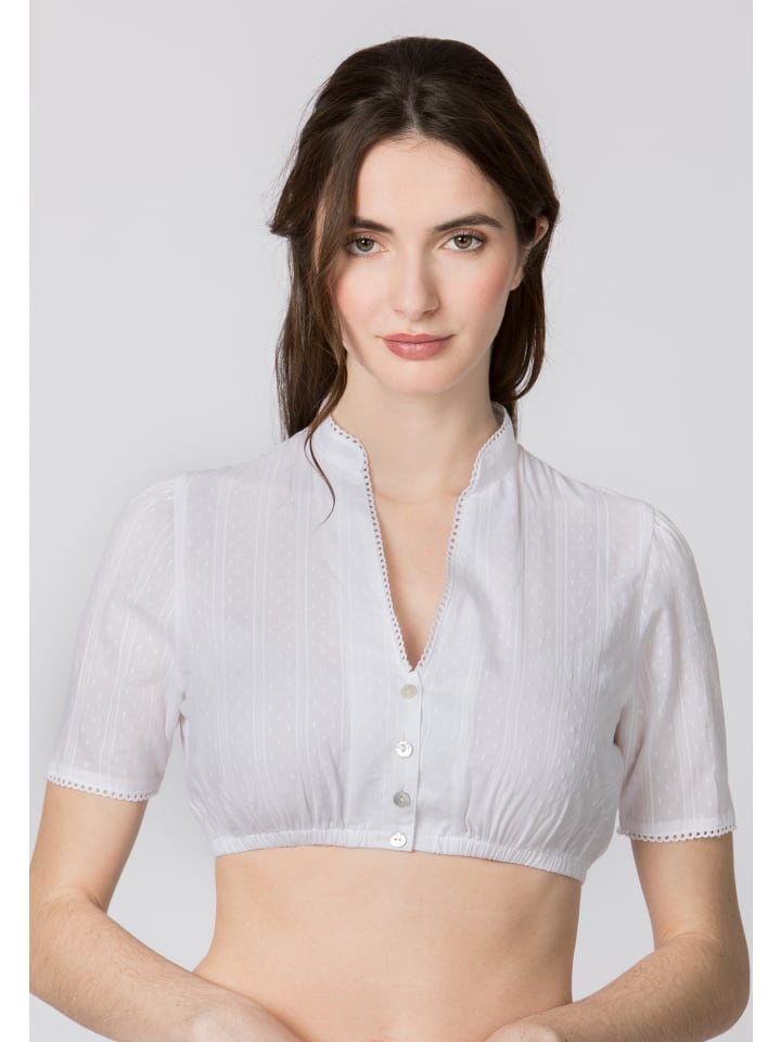 Stockerpoint Stockerpoint Dirndlbluse Tabea in weiss günstig kaufen