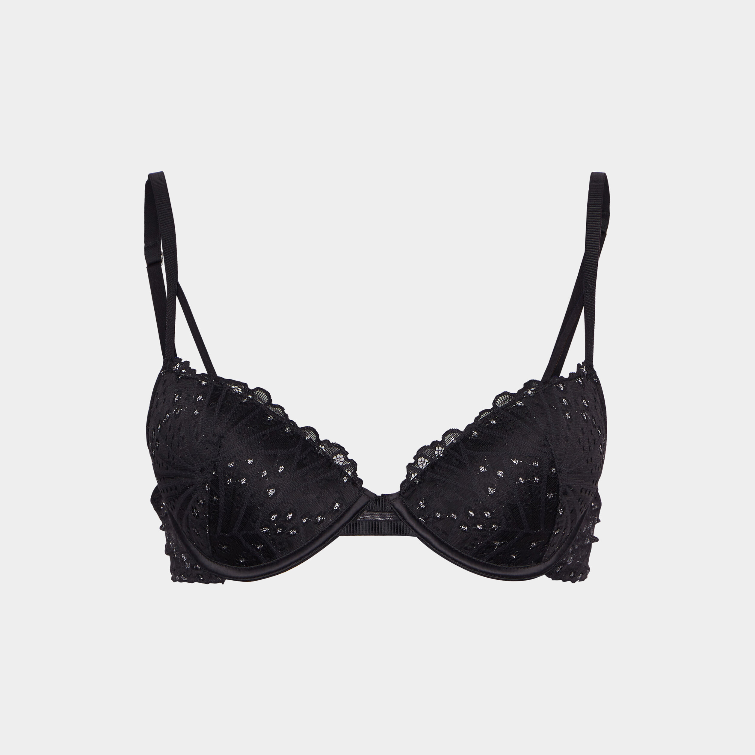 Soutien-gorge push-up progressif padded noir femme | La Halle