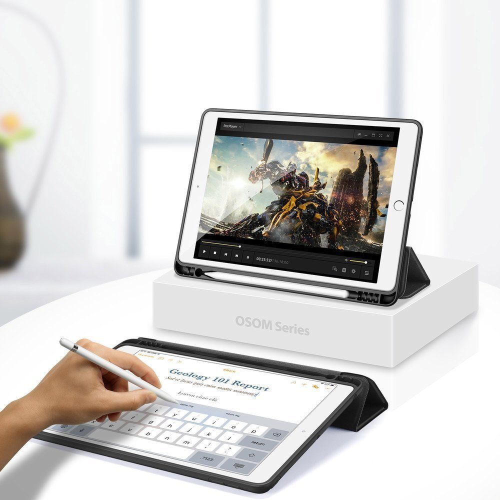Dux Ducis Tablet-Hülle Buch Tasche Hartschale mit Smart Sleep Standfunktion kompatibel mit iPad 10.2