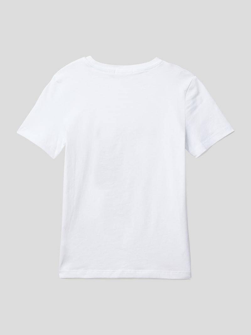 T-Shirt aus Baumwolle in weiß