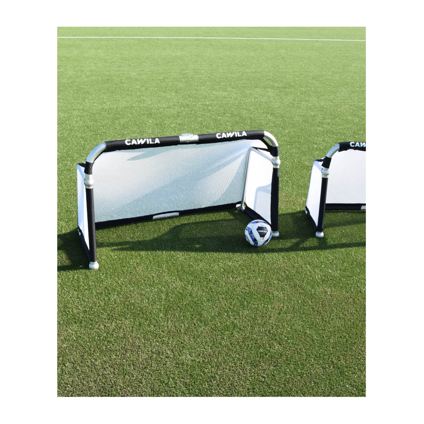 Cawila LIGA Fußball Minitor | Alu Klapptor | 145 x 95cm