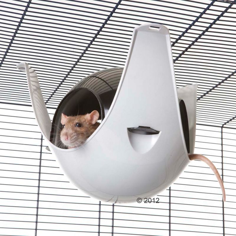 Savic Hängehaus Sputnik XL - Schwarz/Grau Edition zu TOP-Preisen % | bitiba
