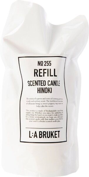 L:A Bruket No. 255 Refill Scented Candle Hinoki Duftkerze