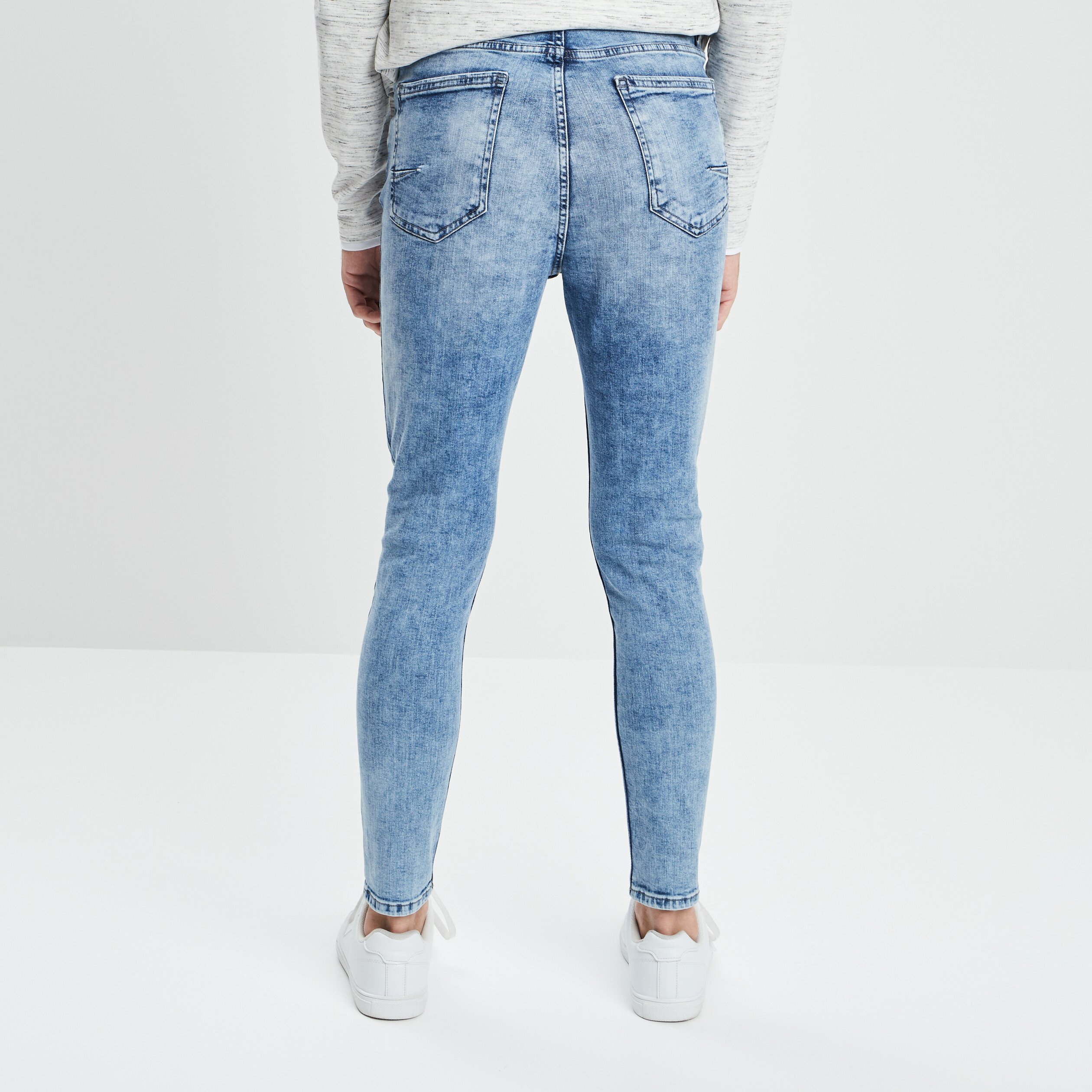 Jeans skinny denim triple stone homme | La Halle