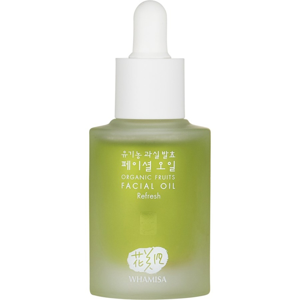 WHAMISA Organic Flowers Facial Oil Refresh Huile visage
