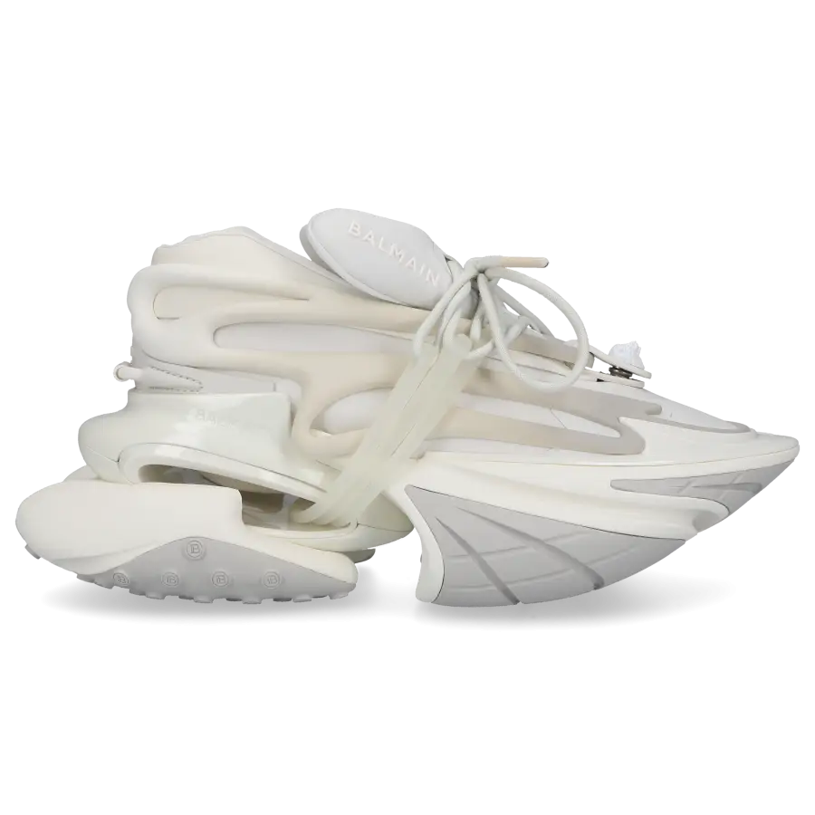 Balmain - Sneaker low Unicorn Textil - weiß