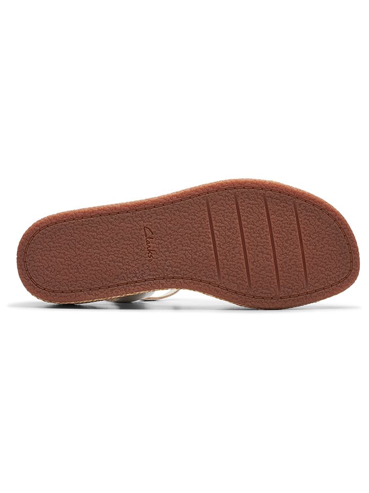 Clarks Leder-Keilsandaletten 