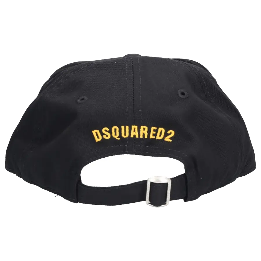 Dsquared2 - Snapback Cap CANADIAN PATCH Gabardine - schwarz
