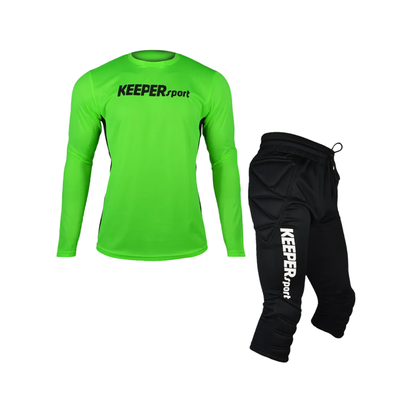 KEEPERsport Torwarttrikot Set LS Kids Grün F907