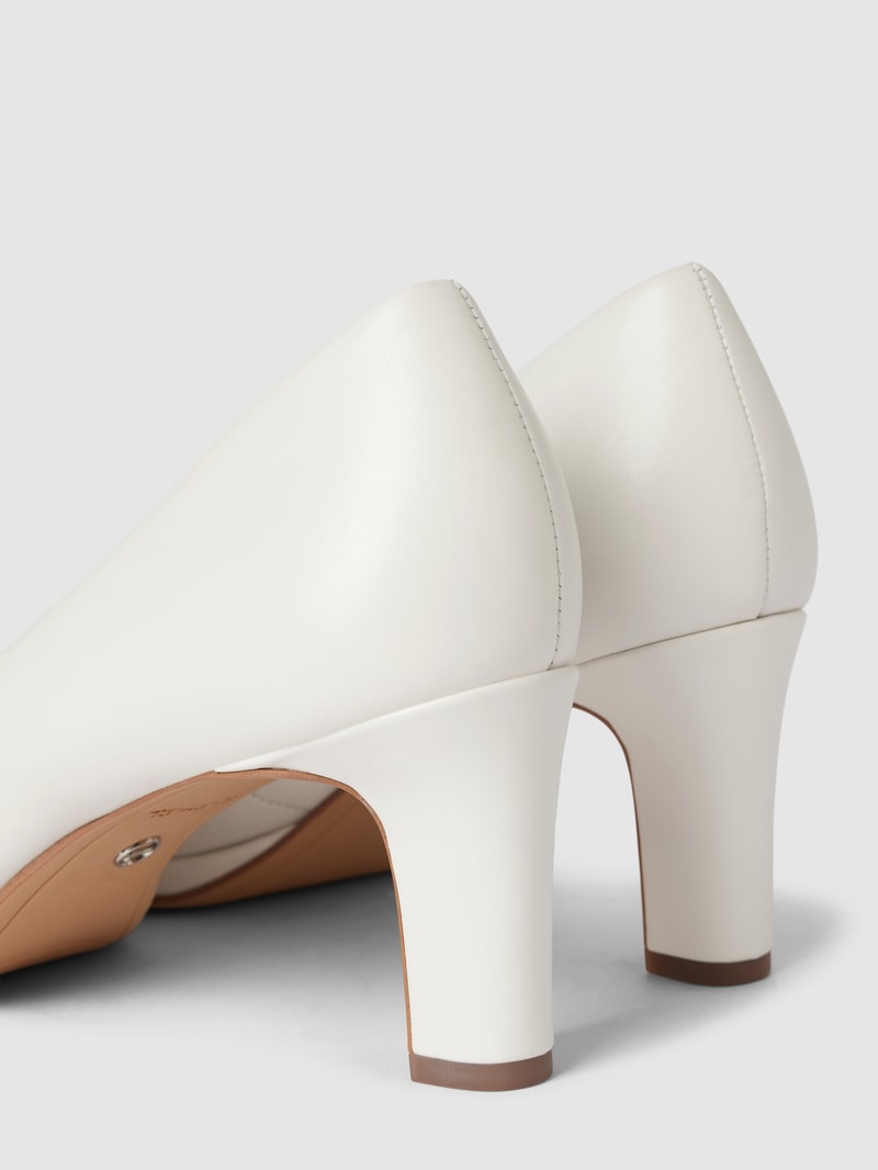 Brautschuhe aus echtem Leder in weiß