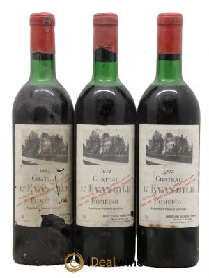 Château l'Évangile  1973 - Lot de 3 Bouteilles