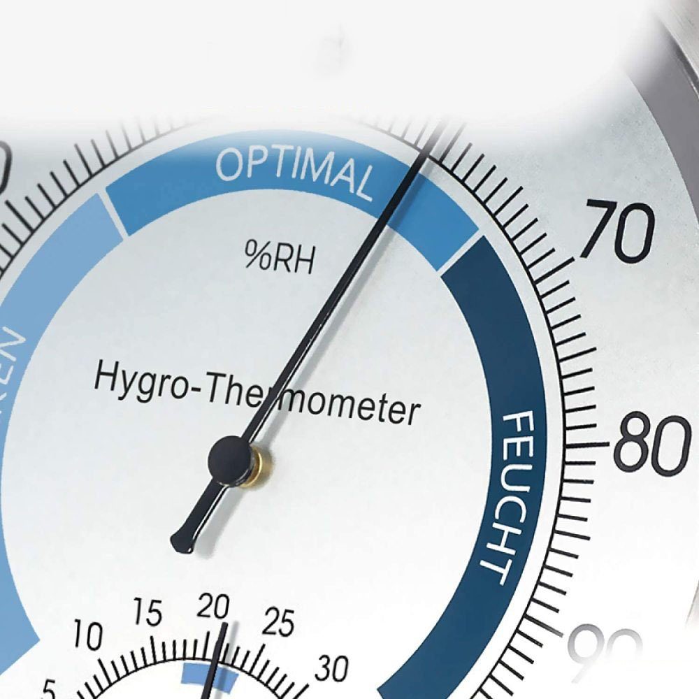 Jormftte Bodenthermometer Hygrometer- Edelstahl