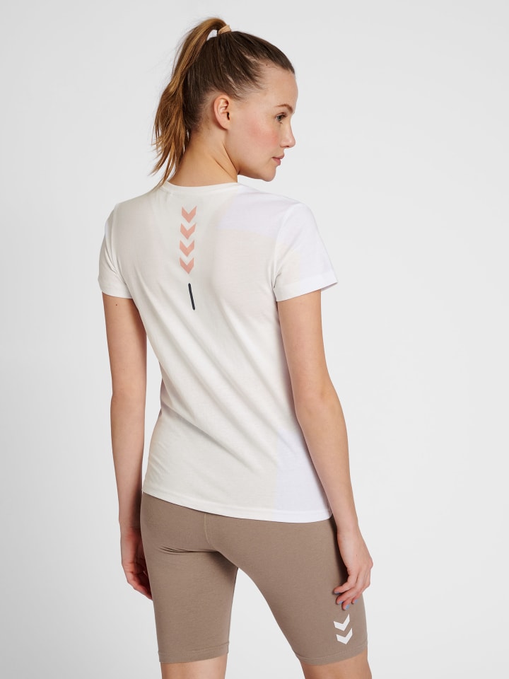 Hummel Hummel T-Shirt Hmlte Cali Multisport Damen in WHITE/WITHERED ROSE günstig kaufen