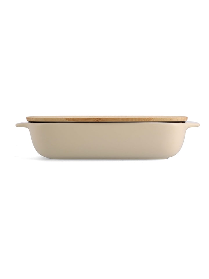 KitchenAid 2tlg. Set: Auflaufform in Creme - 3,8 l günstig kaufen onesize