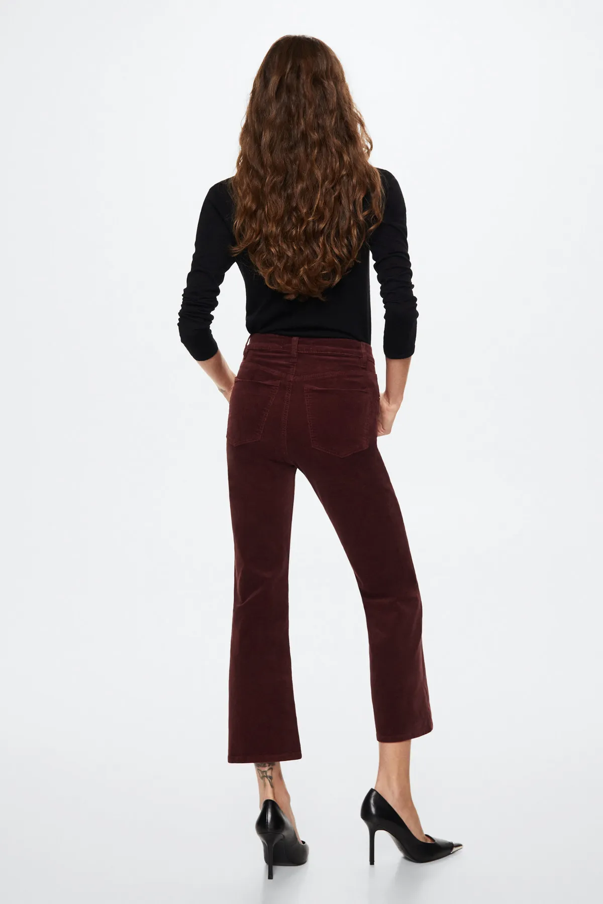 MANGO  37008254 Jeans Burgund