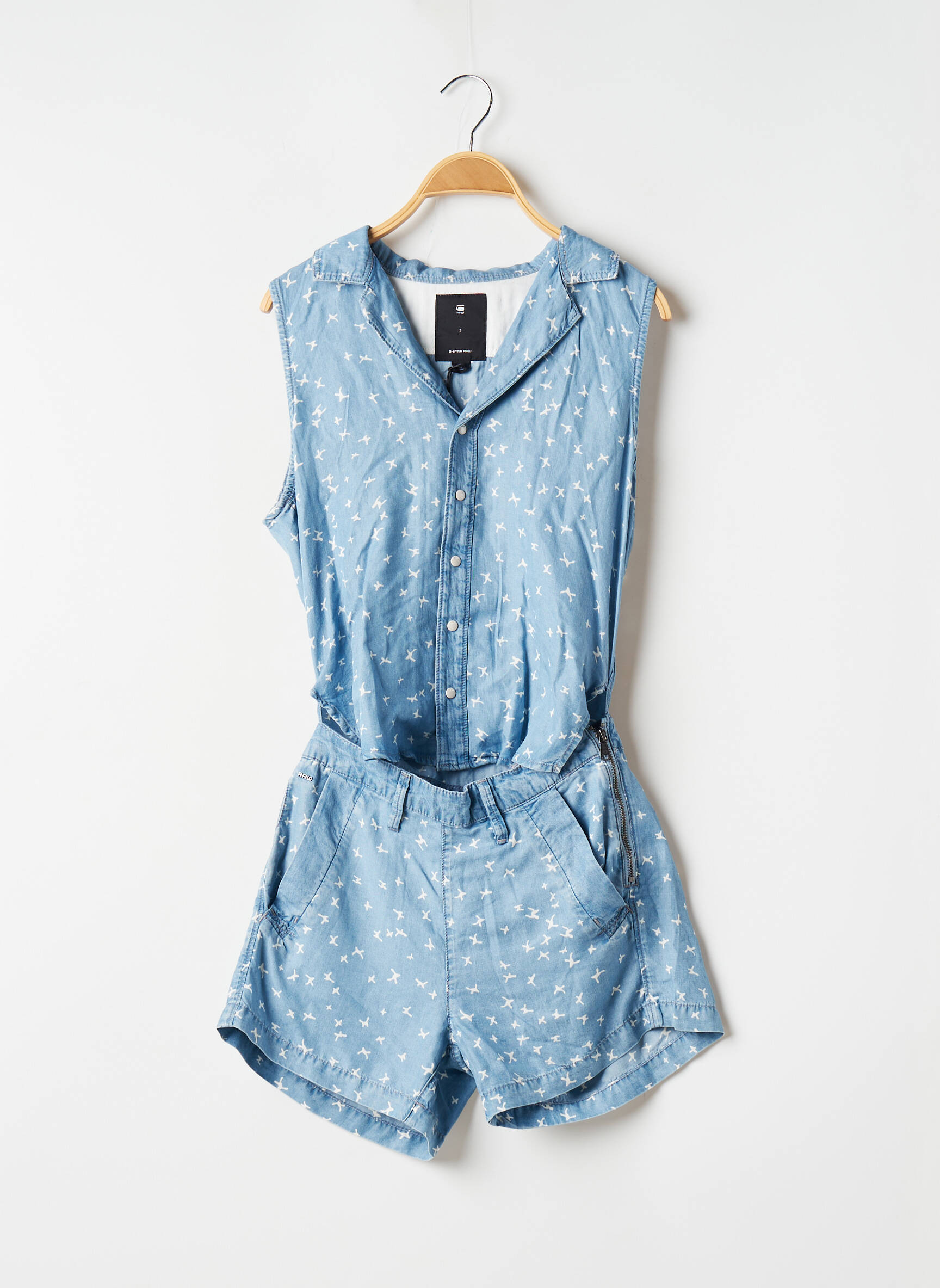 G Star Combi Shorts Femme couleur bleu