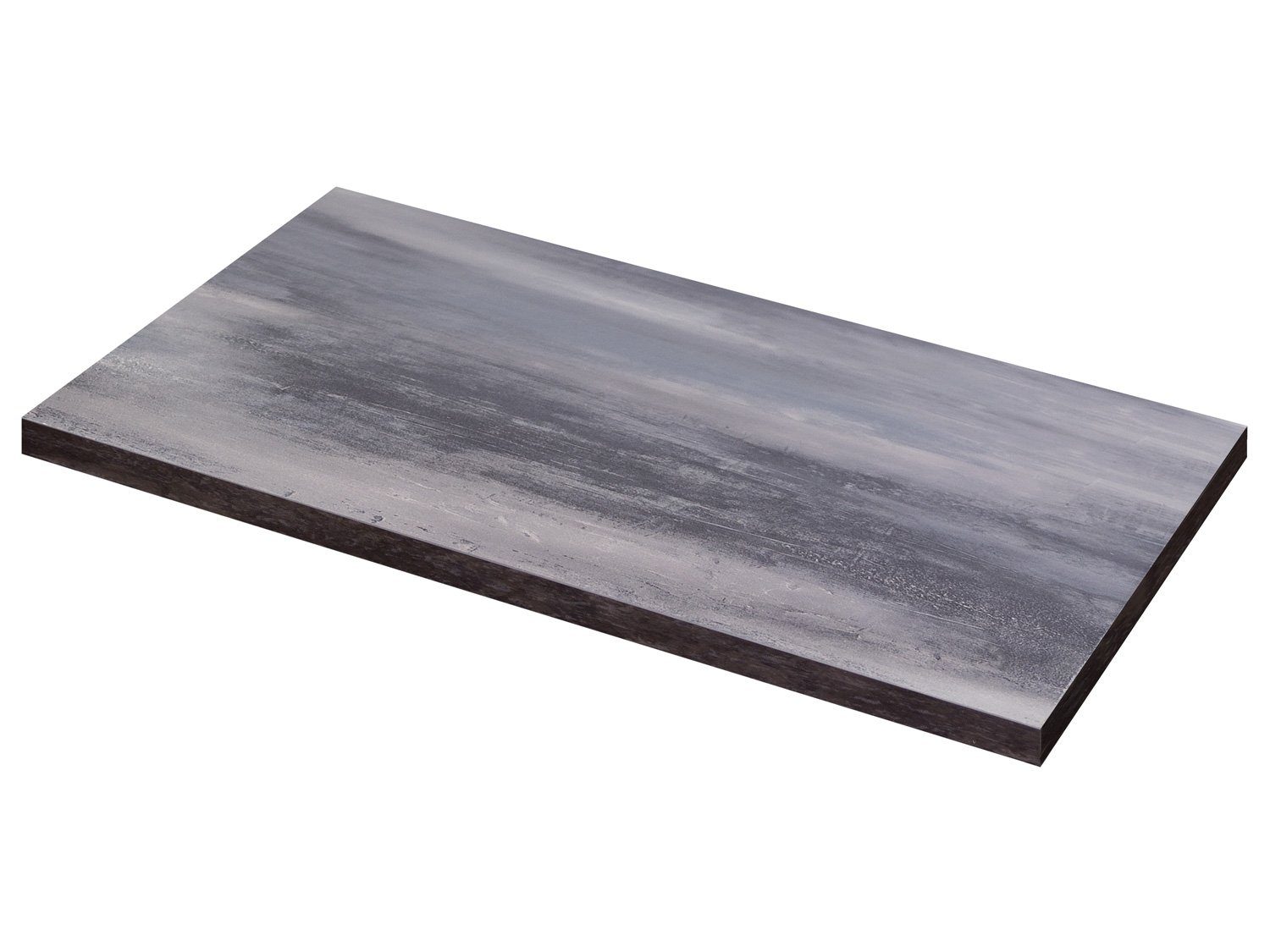 Flex-Well Arbeitsplatte - 220 x 60 x 2,8 cm - Schiefer Blau-Grau gewischt – Toska