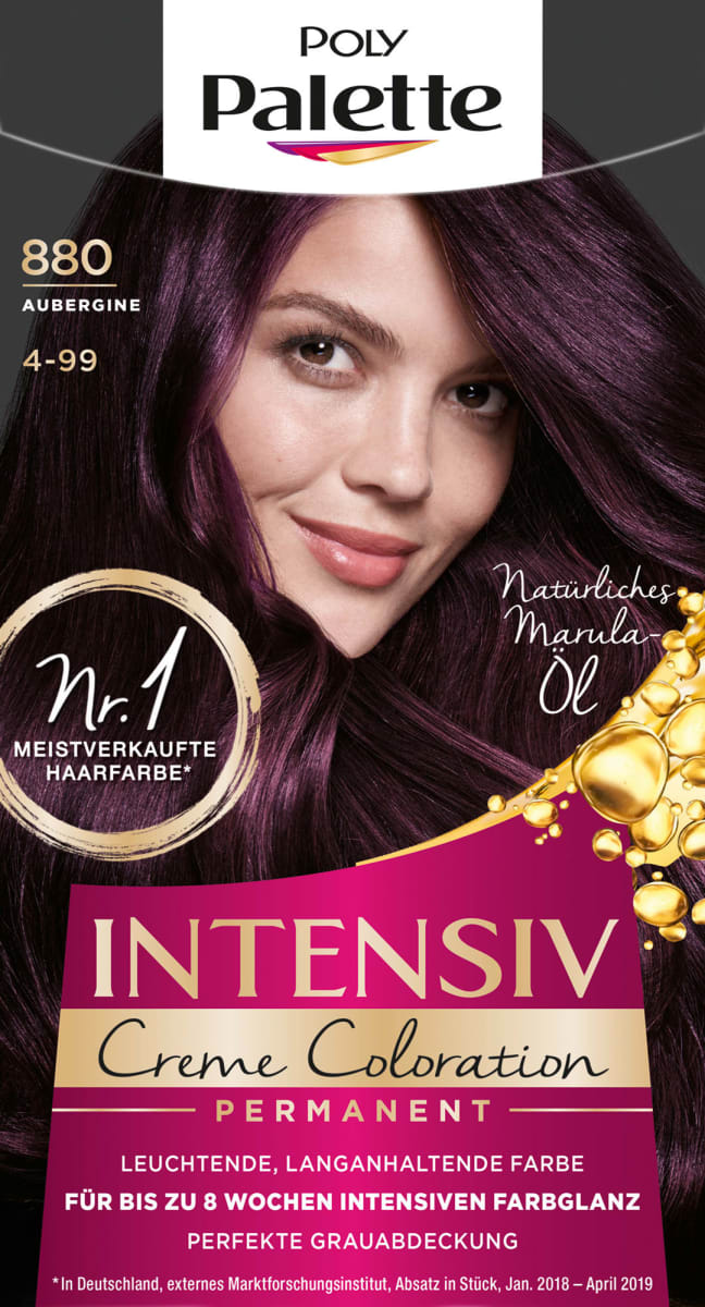 Haarfarbe 880 Aubergine, 1 St