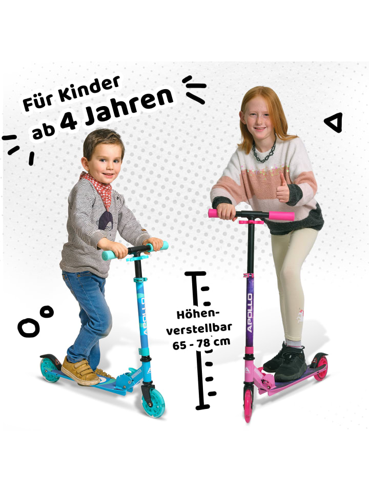 Apollo LED City Scooter für Kinder 