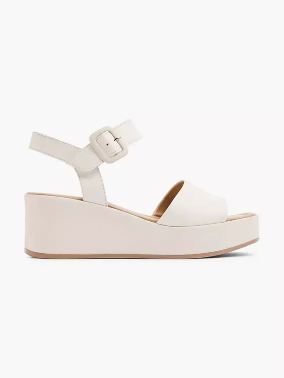 5th Avenue Leder Keilsandalette