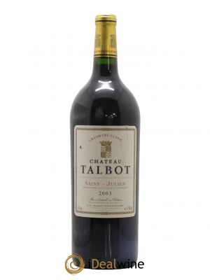 Château Talbot 4ème Grand Cru Classé  2003 - Lot de 1 Magnum