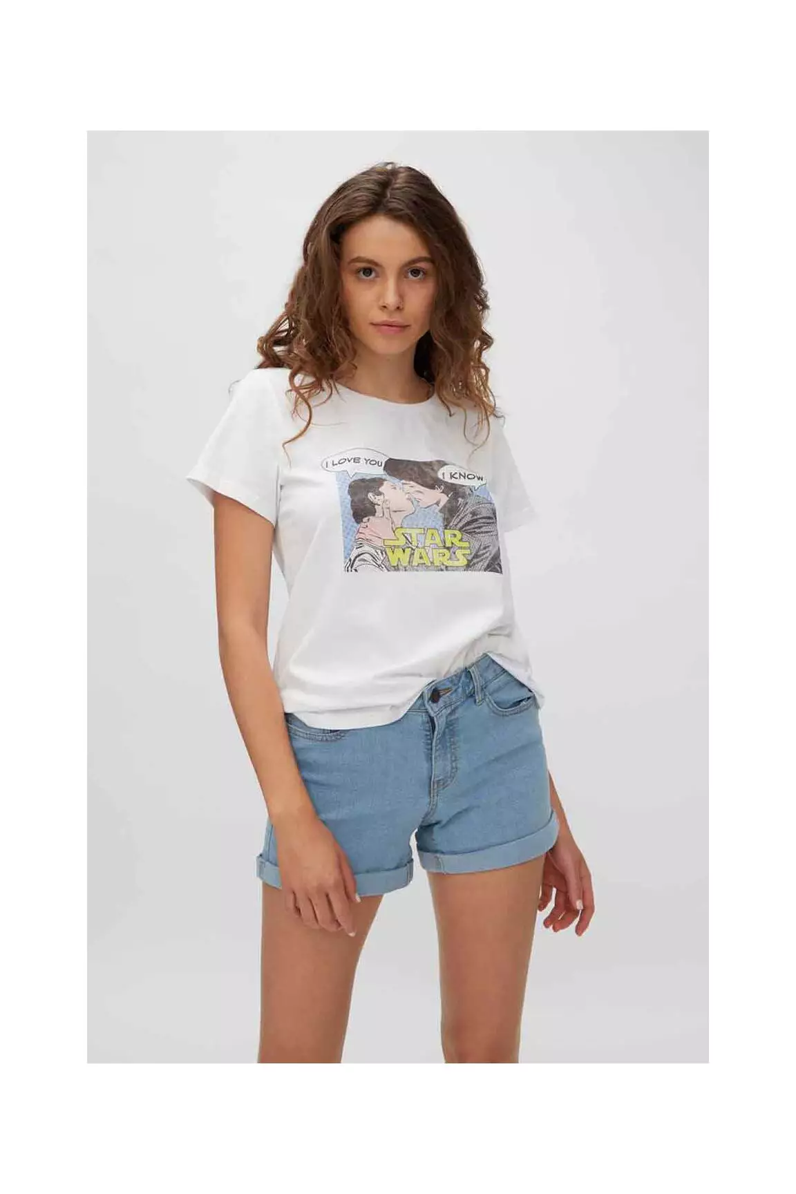 Noisy May Tshirts Femme couleur blanc