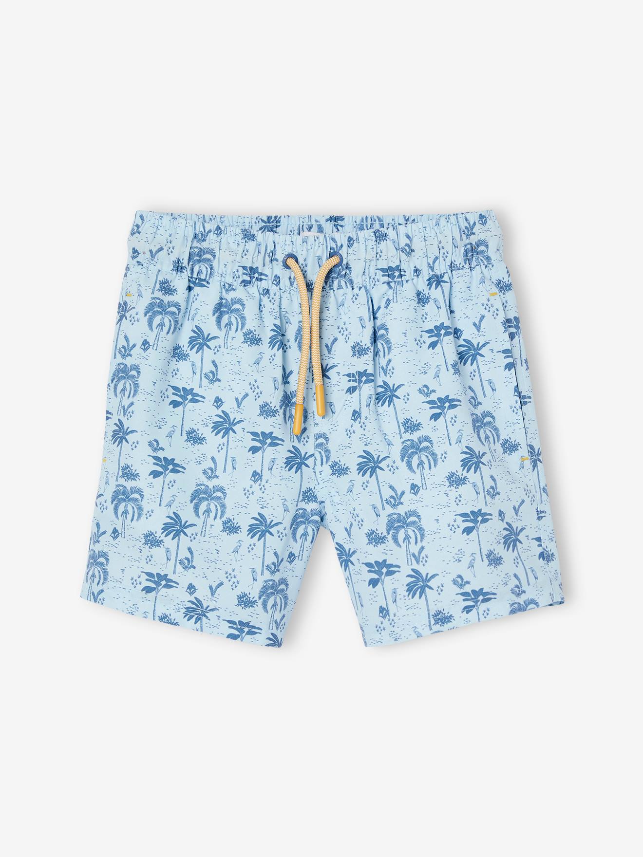 Short de bain imprimé garçon bleu ciel
