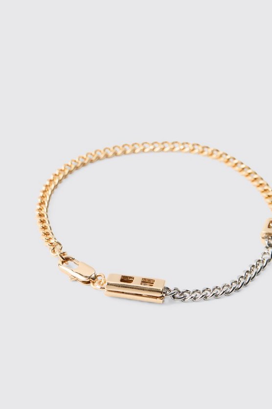 Goldenes Metall-Armband mit Verschluss