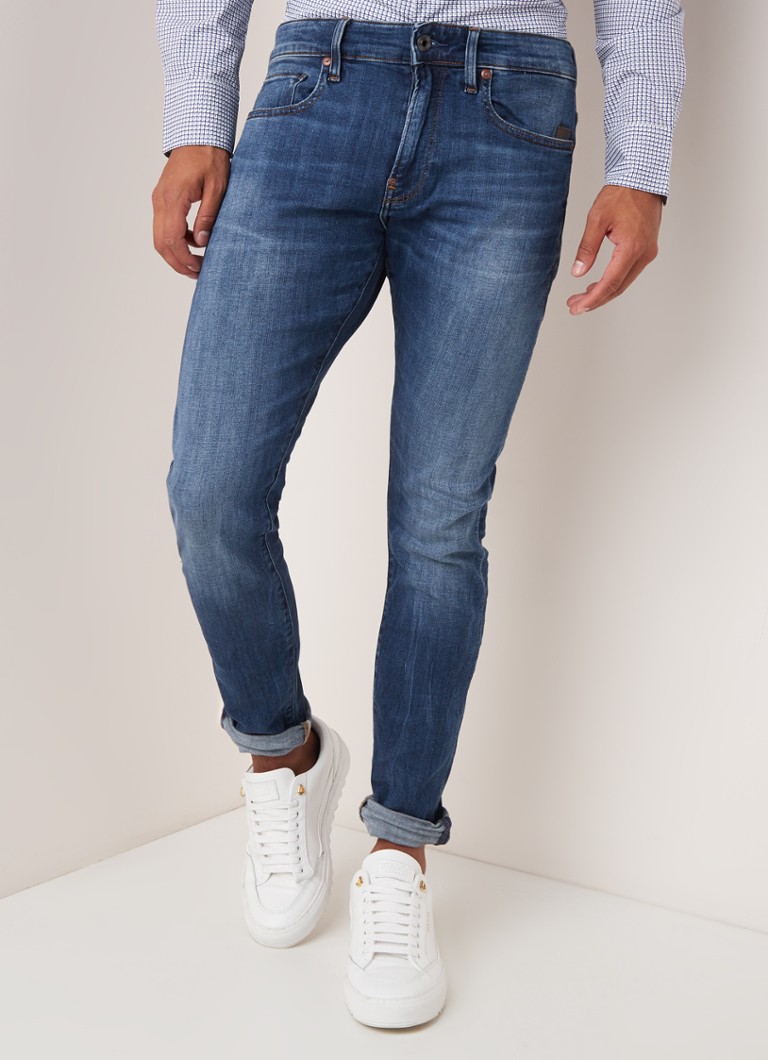 Blugi G-Star RAW Elto Slim-Fit, Decolorare Medie