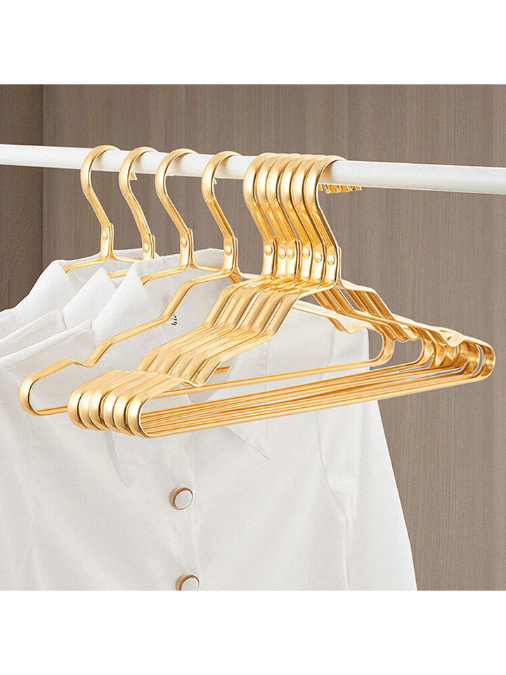 Joybos 10er-Set: Kleiderbügel in Gold - (B)41,5 cm günstig kaufen onesize