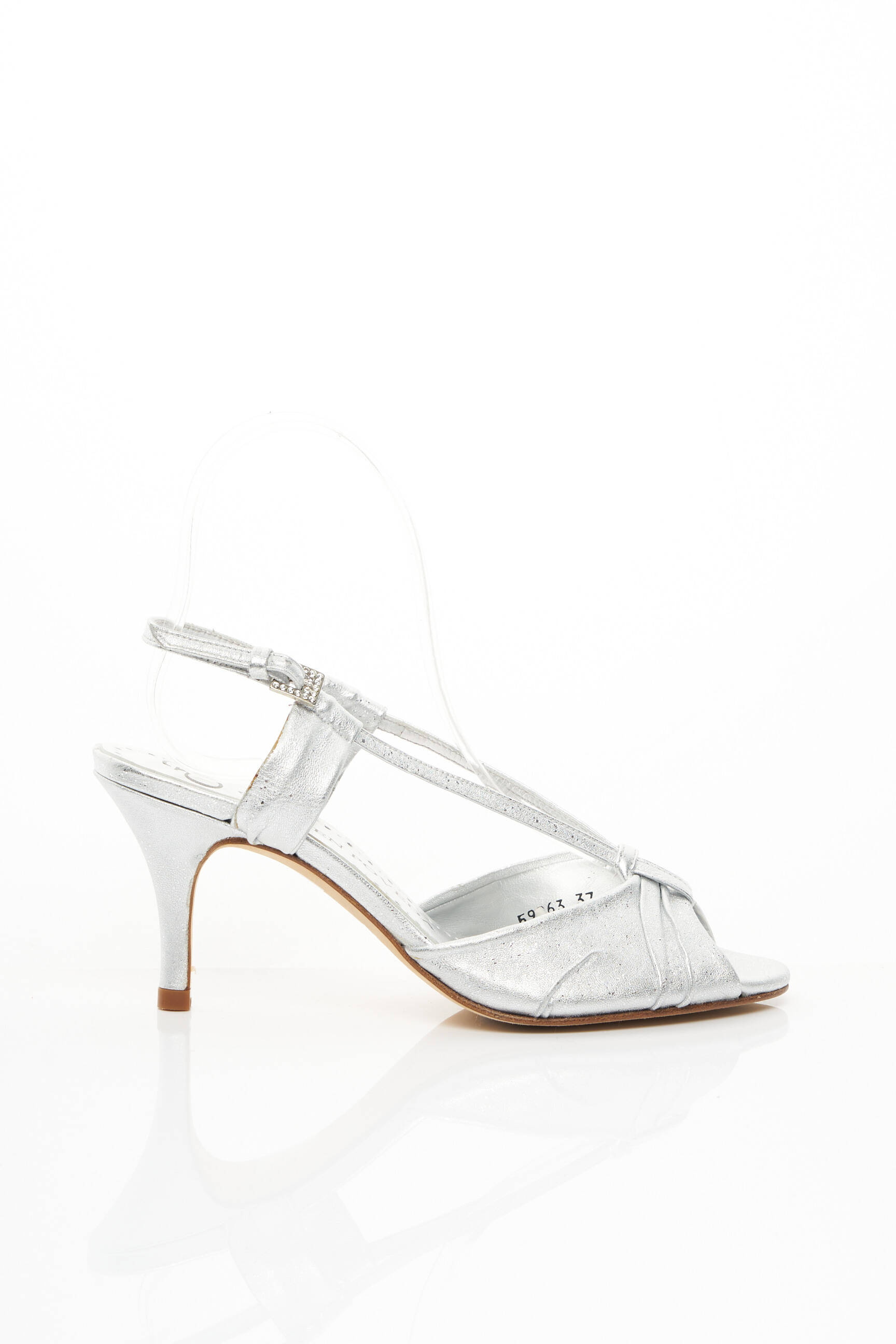 Carmen Poveda Sandales Nu Pieds Femme couleur gris