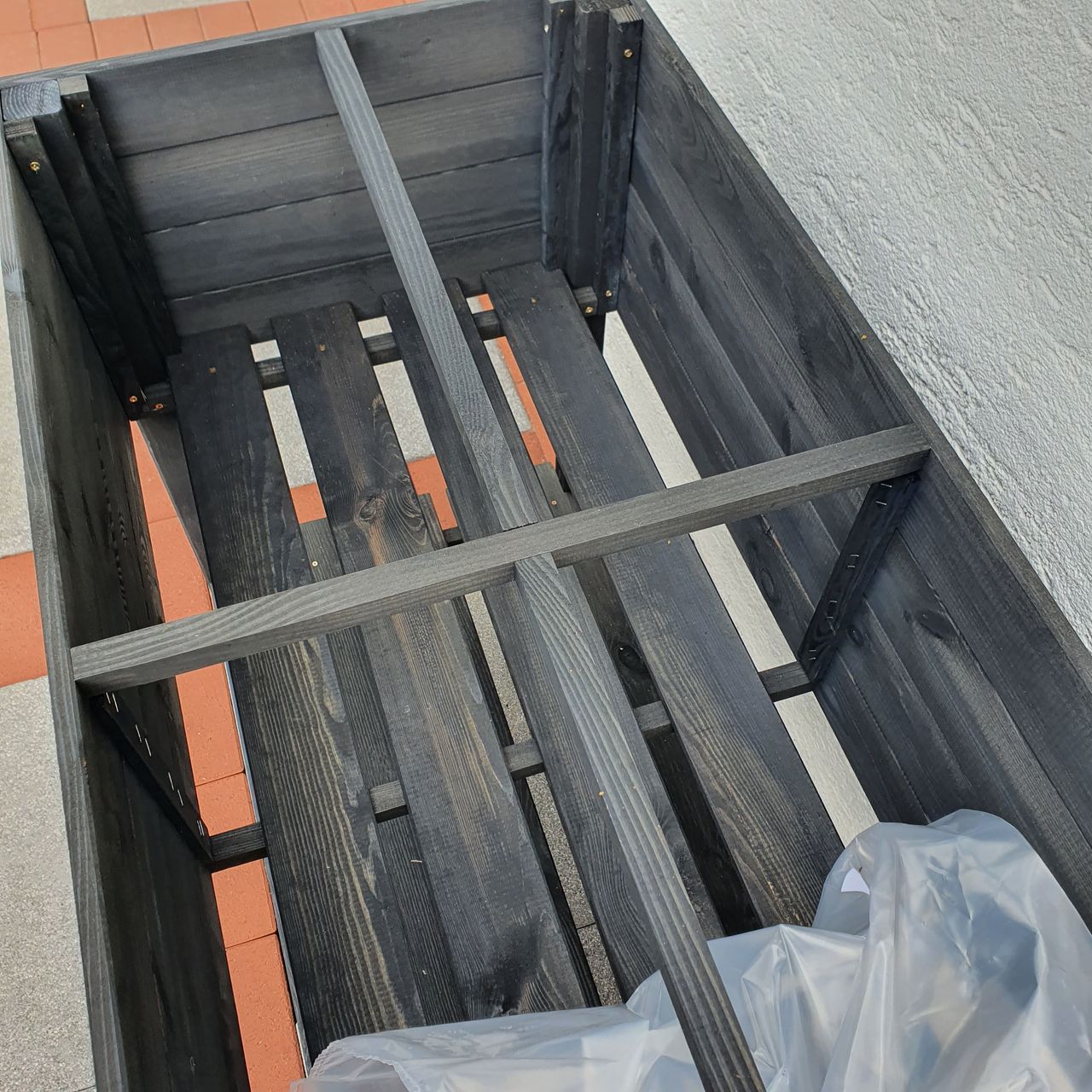 PROMEX Promadino Balkon-Kräuterbeet auf Beinen anthrazit