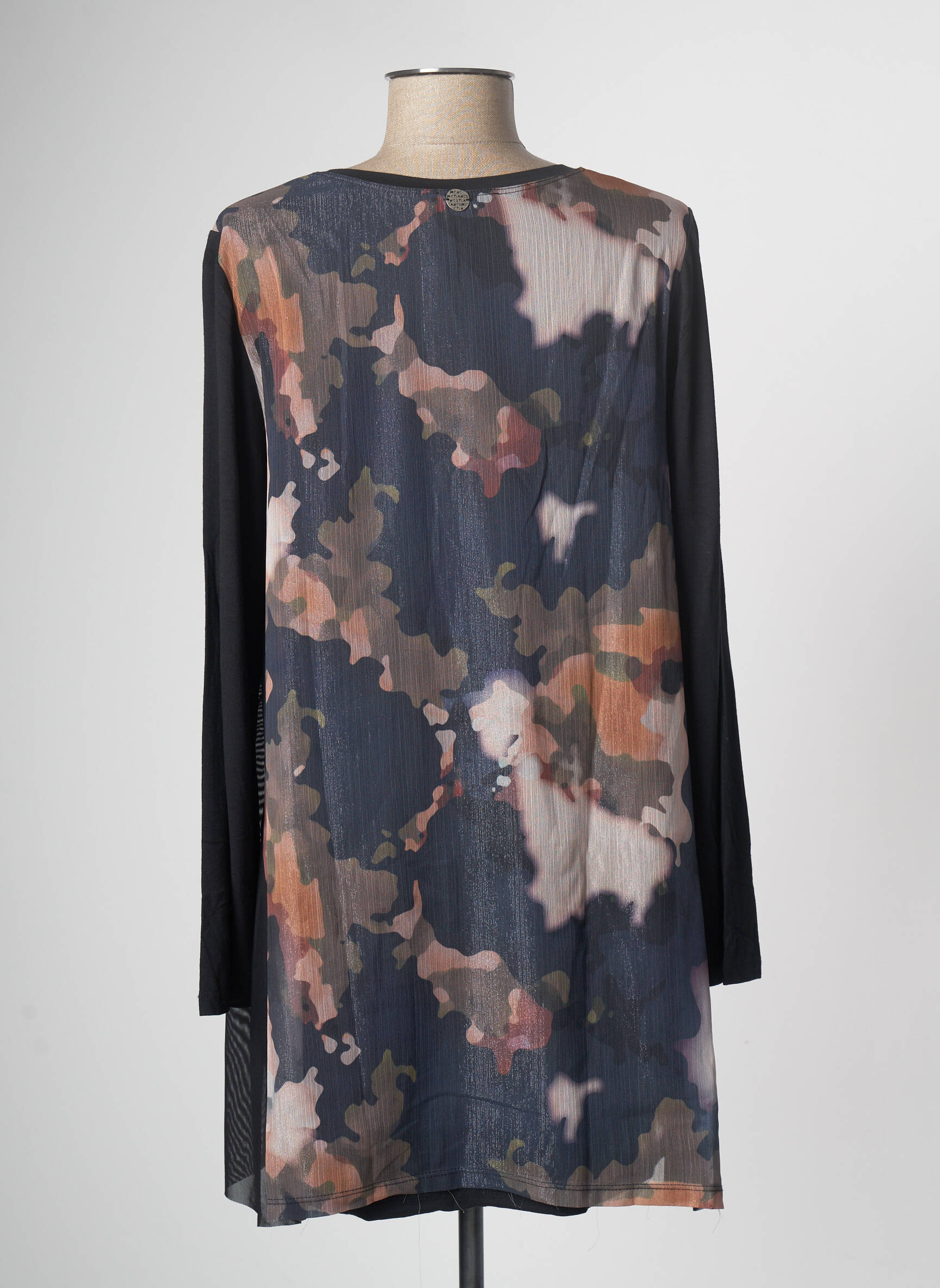 Mc Planet Tuniquemanchelongue Femme couleur noir