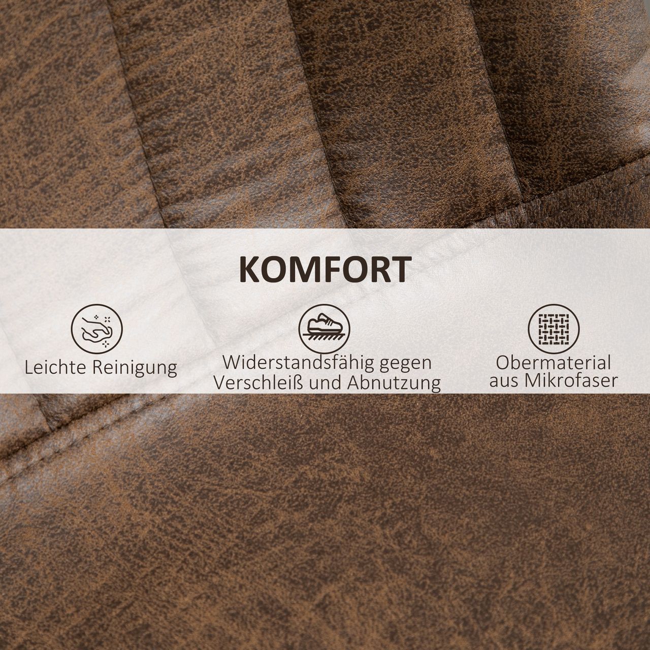 HOMCOM 2er-Set Barhocker, Höhenverstellbarer Barstuhl Tresenstuhl mit Fußstützen