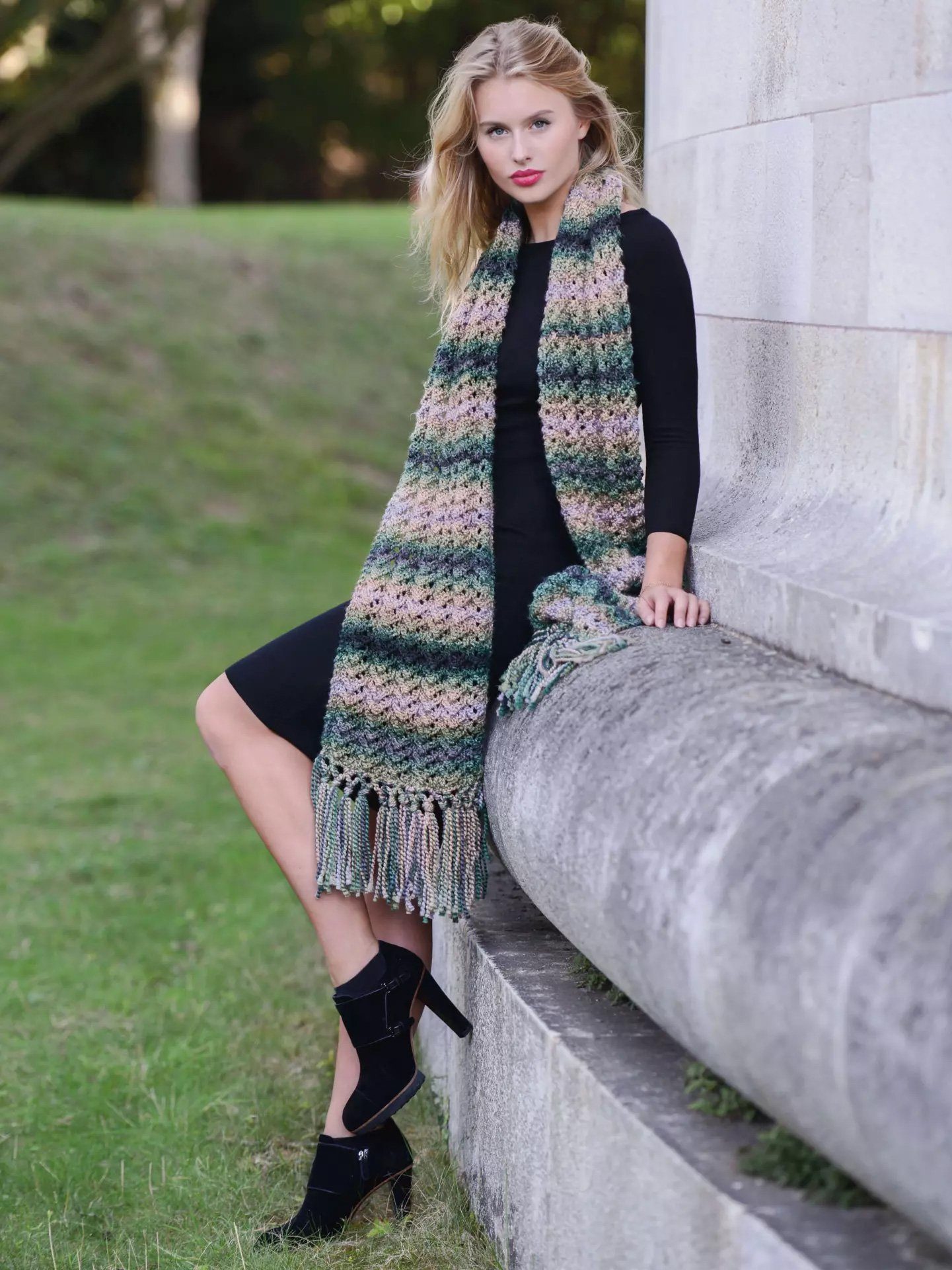 Gründl Wolle Perla Color Farbverlaufswolle zum Stricken und Häkeln Häkelwolle, 90,00 m (100g Strickgarn mit Farbverlauf, warm, weich und pflegeleicht), ohne Schurwolle