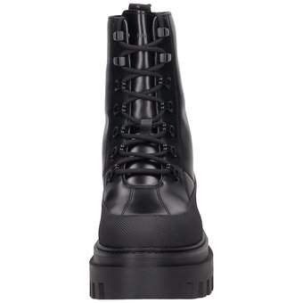 Calvin Klein Flatform Lace Up Boot in schwarz